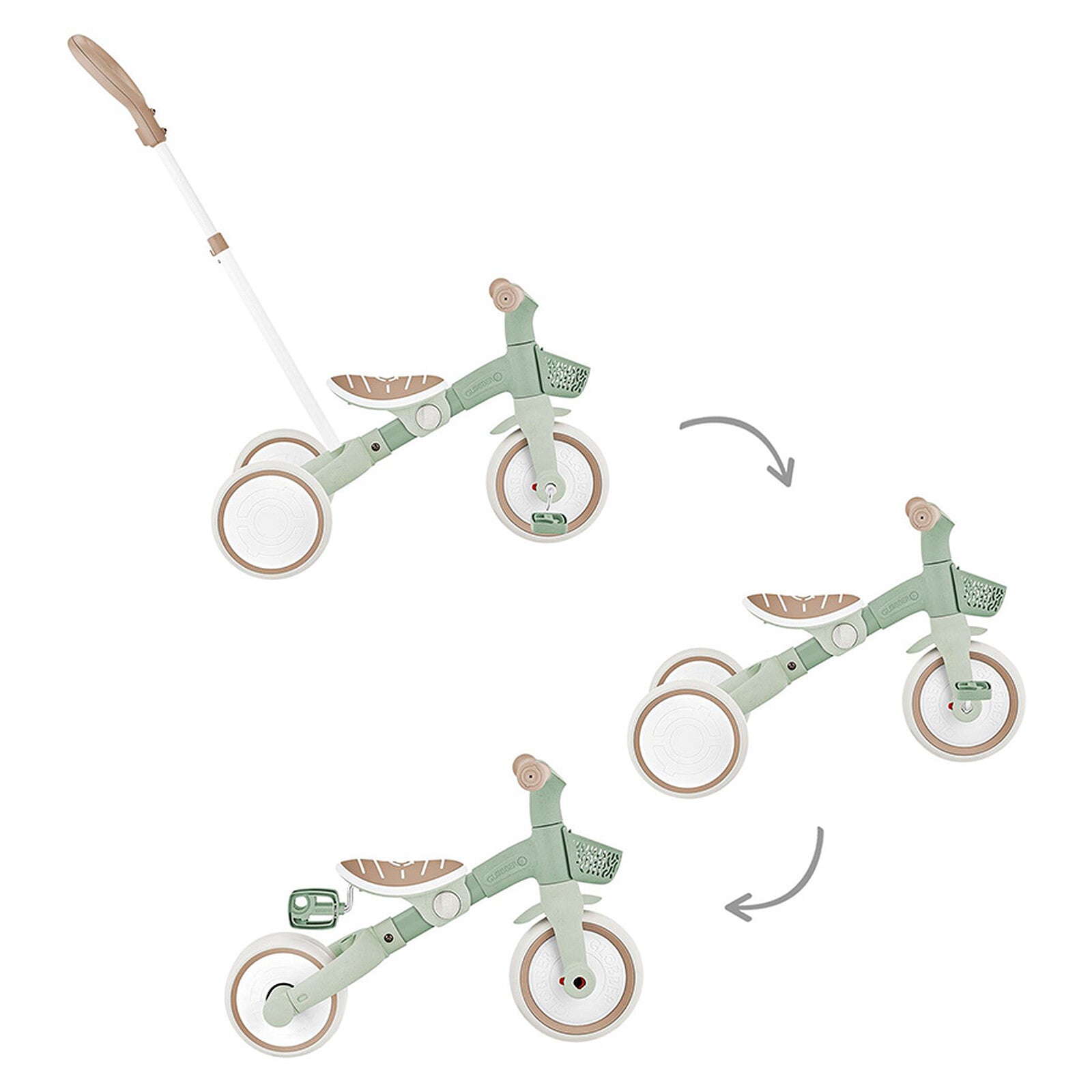 Tricycle évolutif 3-en-1