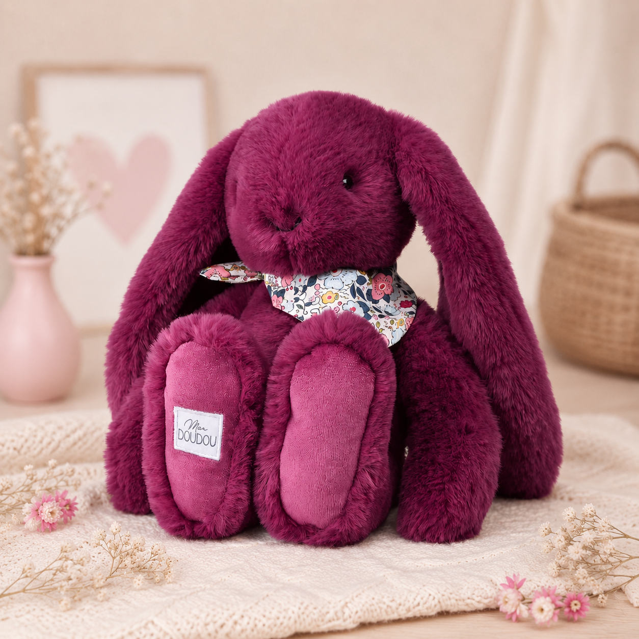 Peluche Lapin Prune